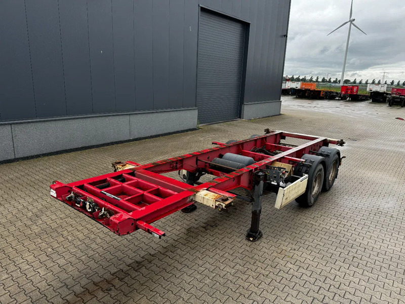 Krone 2-assig 20FT chassis, BPW + trommel, luchtvering, leeggewicht: 3.180kg - Semi-remorque porte-conteneur/ Caisse mobile: photos 5 Krone 2-assig 20FT chassis, BPW + trommel, luchtvering, leeggewicht: 3.180kg - Semi-remorque porte-conteneur/ Caisse mobile: photos 5