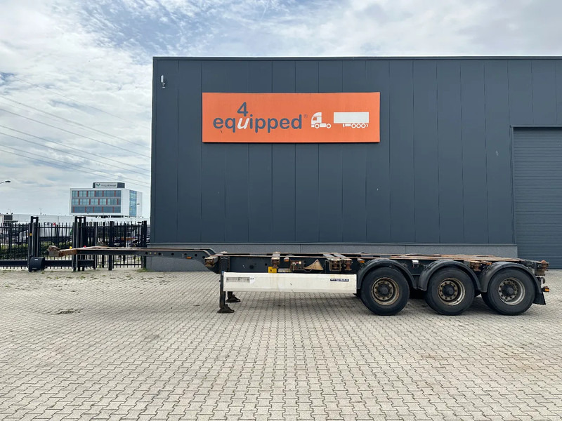 Krone 40FT HC, BPW + drumbrakes, extendable at the rear, NL-chassis - Semi-remorque porte-conteneur/ Caisse mobile: photos 4 Krone 40FT HC, BPW + drumbrakes, extendable at the rear, NL-chassis - Semi-remorque porte-conteneur/ Caisse mobile: photos 4