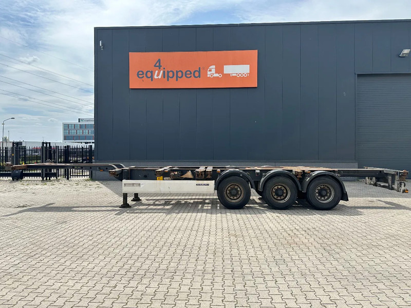 Krone 40FT HC, BPW + drumbrakes, extendable at the rear, NL-chassis - Semi-remorque porte-conteneur/ Caisse mobile: photos 3 Krone 40FT HC, BPW + drumbrakes, extendable at the rear, NL-chassis - Semi-remorque porte-conteneur/ Caisse mobile: photos 3