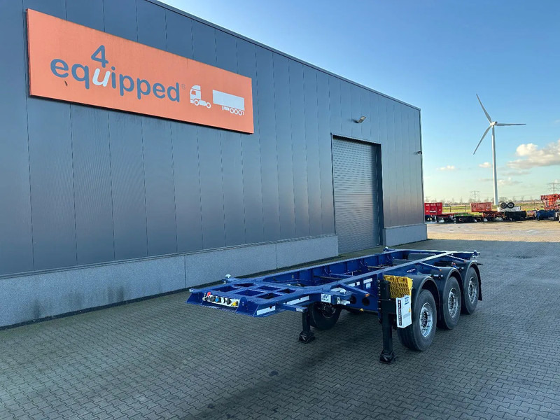 Krone NEW / DIRECT AVAILABLE 20FT ADR-CHASSIS, EMPTY WEIGHT: 3.470kg, DISCBRAKES, LIFTAXLE, 2x available - Semi-remorque porte-conteneur/ Caisse mobile: photos 1 Krone NEW / DIRECT AVAILABLE 20FT ADR-CHASSIS, EMPTY WEIGHT: 3.470kg, DISCBRAKES, LIFTAXLE, 2x available - Semi-remorque porte-conteneur/ Caisse mobile: photos 1