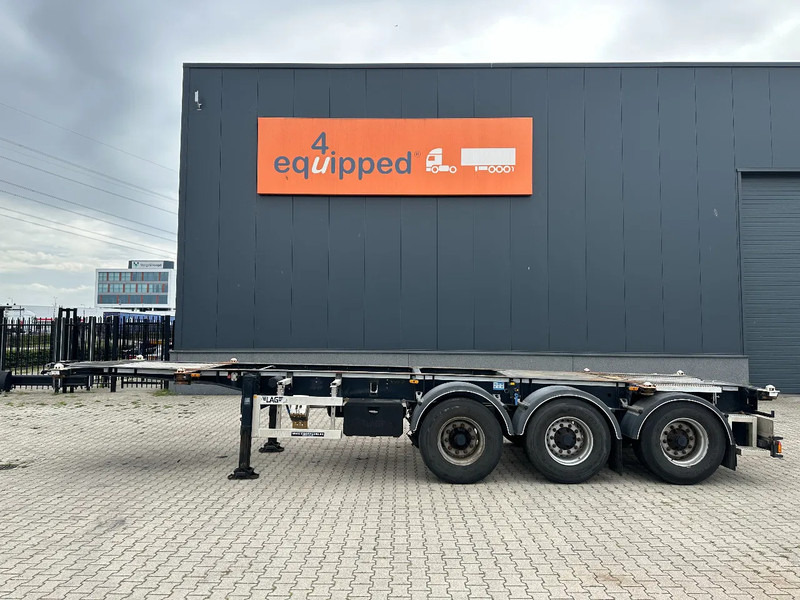 LAG 20FT + 30FT, BPW + DISC, LIFTAXLE, NL-CHASSIS, APK: 10/2026 - Semi-remorque porte-conteneur/ Caisse mobile: photos 2 LAG 20FT + 30FT, BPW + DISC, LIFTAXLE, NL-CHASSIS, APK: 10/2026 - Semi-remorque porte-conteneur/ Caisse mobile: photos 2