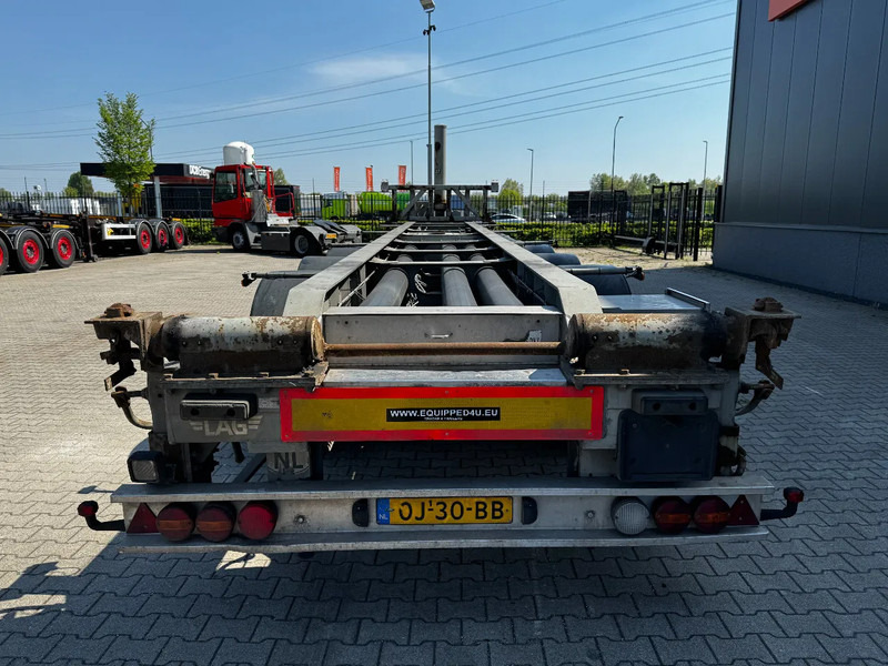 LAG 40FT Tipping-chassis, SELF SUPPORTING, BPW + DRUM, NL-chassis - Semi-remorque porte-conteneur/ Caisse mobile: photos 4 LAG 40FT Tipping-chassis, SELF SUPPORTING, BPW + DRUM, NL-chassis - Semi-remorque porte-conteneur/ Caisse mobile: photos 4