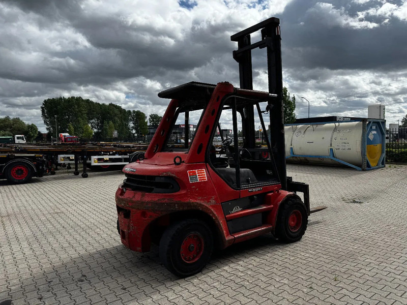 Linde H80D FORKLIFT, 8000KG, duplex, 6 cil. Deutz diesel, 14.934hrs, - Chariot élévateur diesel: photos 4 Linde H80D FORKLIFT, 8000KG, duplex, 6 cil. Deutz diesel, 14.934hrs, - Chariot élévateur diesel: photos 4