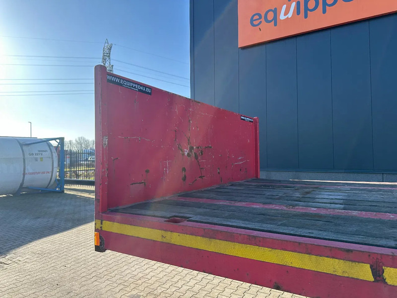 Semi-remorque plateau MOL 62 tons Ballast trailer, 4 axles, 2 steering axles, Belgium- trailer, 70% tyres: photos 14