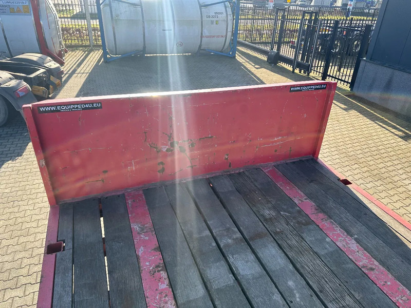 Semi-remorque plateau MOL 62 tons Ballast trailer, 4 axles, 2 steering axles, Belgium- trailer, 70% tyres: photos 16
