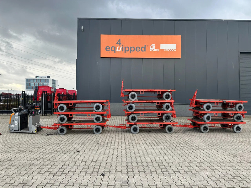 Mafi STILL LTX-50 +9x 2016 MAFI double-steered and connectable heavy-duty trailers - Matériel de manutention: photos 2 Mafi STILL LTX-50 +9x 2016 MAFI double-steered and connectable heavy-duty trailers - Matériel de manutention: photos 2