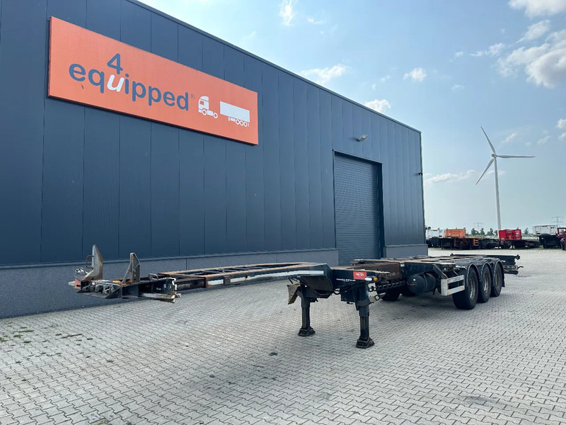 Pacton FLEX XL 45FT HC multi (3x extendable), liftaxle, SAF + DRUM, NL-chassis, APK: 12/2025 - Semi-remorque porte-conteneur/ Caisse mobile: photos 1 Pacton FLEX XL 45FT HC multi (3x extendable), liftaxle, SAF + DRUM, NL-chassis, APK: 12/2025 - Semi-remorque porte-conteneur/ Caisse mobile: photos 1