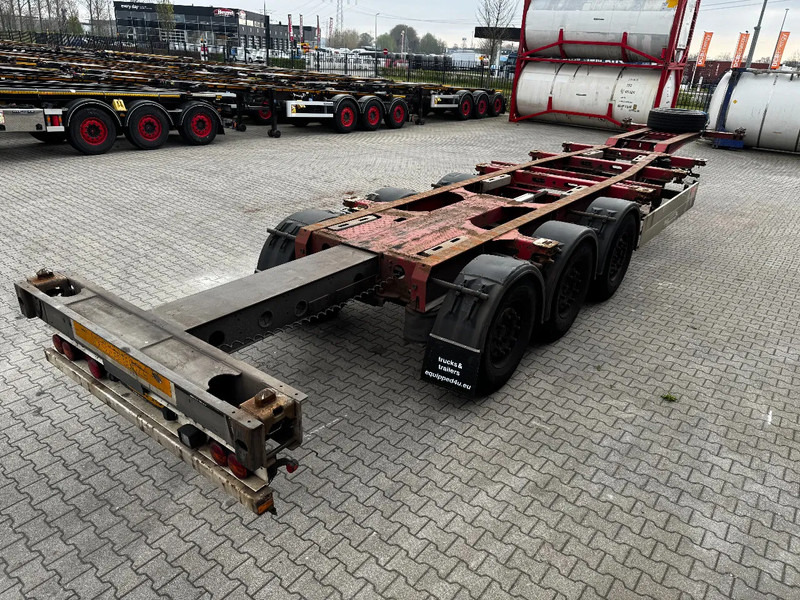 Schmitz Cargobull 40FT HC-chassis, disc, liftaxle, extendable at the rear, WITH WORK!!! - Semi-remorque porte-conteneur/ Caisse mobile: photos 3 Schmitz Cargobull 40FT HC-chassis, disc, liftaxle, extendable at the rear, WITH WORK!!! - Semi-remorque porte-conteneur/ Caisse mobile: photos 3