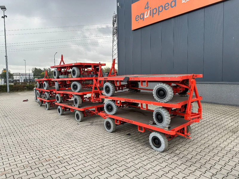Still + 9x 2016 MAFI double-steered and connectable heavy-duty trailers with 6000kg loading capacity - Remorque plateau: photos 3 Still + 9x 2016 MAFI double-steered and connectable heavy-duty trailers with 6000kg loading capacity - Remorque plateau: photos 3