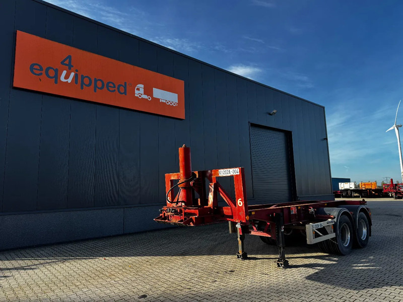 Van Hool 2 AXLE 20FT TIPPING-CHASSIS, TWIN-TIRES, BPW + DRUM, ALCOA - Semi-remorque porte-conteneur/ Caisse mobile: photos 1 Van Hool 2 AXLE 20FT TIPPING-CHASSIS, TWIN-TIRES, BPW + DRUM, ALCOA - Semi-remorque porte-conteneur/ Caisse mobile: photos 1