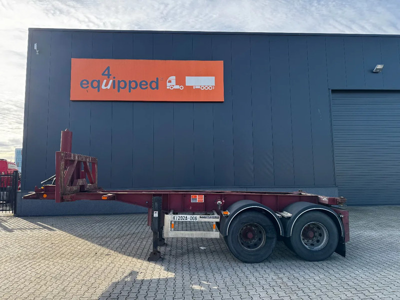 Van Hool 2 AXLE 20FT TIPPING-CHASSIS, TWIN-TIRES, BPW + DRUM, ALCOA, MOT 7/2026 - Semi-remorque porte-conteneur/ Caisse mobile: photos 3 Van Hool 2 AXLE 20FT TIPPING-CHASSIS, TWIN-TIRES, BPW + DRUM, ALCOA, MOT 7/2026 - Semi-remorque porte-conteneur/ Caisse mobile: photos 3