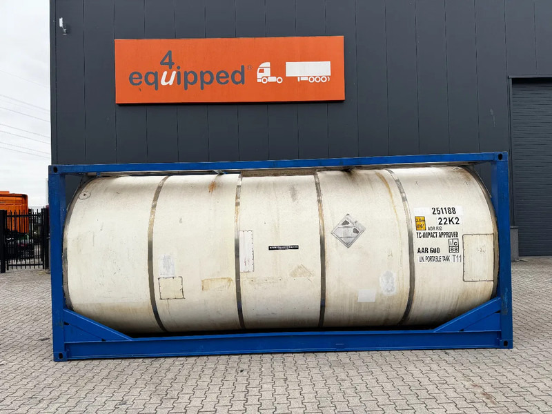 Van Hool 20FT ISO, 25.000L / 1-COMP / T11/ valid 2,5Y till 11-2026 - Conteneur citerne: photos 2 Van Hool 20FT ISO, 25.000L / 1-COMP / T11/ valid 2,5Y till 11-2026 - Conteneur citerne: photos 2