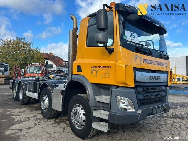 DAF CF 450/Abrollkipper HYVA 30-67-S 30TON/Lenkachse - Camion ampliroll: photos 2 DAF CF 450/Abrollkipper HYVA 30-67-S 30TON/Lenkachse - Camion ampliroll: photos 2
