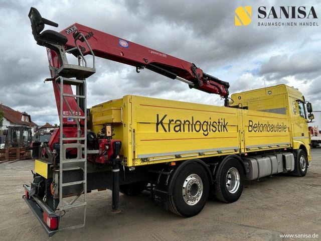 DAF XF 480/HMF 2530 L-CR Kran/Lenk/Lift/Baustoff - Camion grue: photos 5 DAF XF 480/HMF 2530 L-CR Kran/Lenk/Lift/Baustoff - Camion grue: photos 5