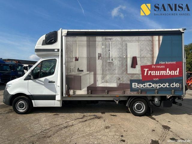 Mercedes-Benz Sprinter 317/LBW/Schlafkabine/Euro 6D - Camion à rideaux coulissants: photos 2 Mercedes-Benz Sprinter 317/LBW/Schlafkabine/Euro 6D - Camion à rideaux coulissants: photos 2