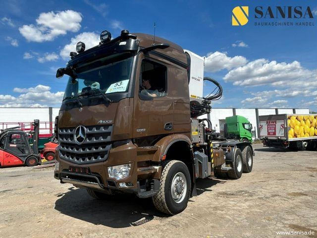 Mercedes-Benz Arocs 3351/6x6/Palfinger Epolsion S260/Langholz - Tracteur routier: photos 2 Mercedes-Benz Arocs 3351/6x6/Palfinger Epolsion S260/Langholz - Tracteur routier: photos 2