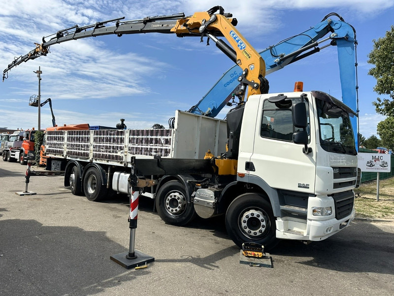 DAF CF 85.360 8x2 + CRANE (25m!) EFFER 305 6S + JIB 4S + ROTATOR - PLATORM 7m60 - LIFT + STEERING AXLE - EURO 5 - BE - Camion grue: photos 1 DAF CF 85.360 8x2 + CRANE (25m!) EFFER 305 6S + JIB 4S + ROTATOR - PLATORM 7m60 - LIFT + STEERING AXLE - EURO 5 - BE - Camion grue: photos 1