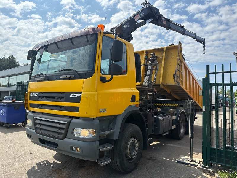 DAF CF 85.410 6X4 21T HOOKLIFT + CRANE HIAB 166-3 HIPRO + ROTATOR - 5/6F - RETARDER - TÜV 10/2025 - EURO 5 - BE TRUCK - Camion ampliroll, Camion grue: photos 4 DAF CF 85.410 6X4 21T HOOKLIFT + CRANE HIAB 166-3 HIPRO + ROTATOR - 5/6F - RETARDER - TÜV 10/2025 - EURO 5 - BE TRUCK - Camion ampliroll, Camion grue: photos 4