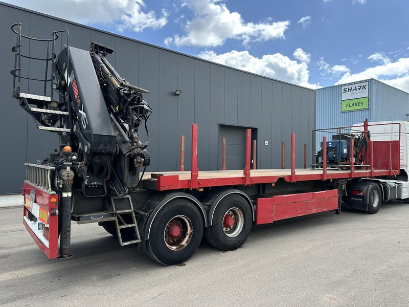 Kwb 2-AXLES PLATFORM + CRANE + HIAB 377 E-4 HIPRO + JIB 100X-3 + RADIO + ROTATOR - SAF axles - AIR SUSPENISION - BELGIAN REG. - Semi-remorque plateau: photos 1 Kwb 2-AXLES PLATFORM + CRANE + HIAB 377 E-4 HIPRO + JIB 100X-3 + RADIO + ROTATOR - SAF axles - AIR SUSPENISION - BELGIAN REG. - Semi-remorque plateau: photos 1