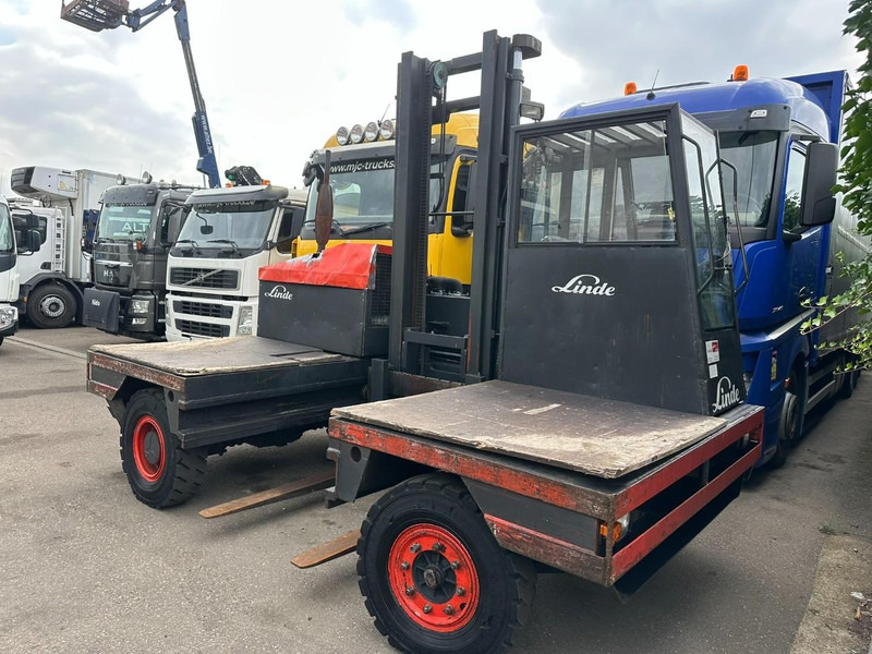 Linde S50 W SIDELOADER 5T - SEITENSTAPLER - 4 WAY FORKLIFT - COMBILIFT - CE - BE MACHINE - Chariot latéral: photos 1 Linde S50 W SIDELOADER 5T - SEITENSTAPLER - 4 WAY FORKLIFT - COMBILIFT - CE - BE MACHINE - Chariot latéral: photos 1