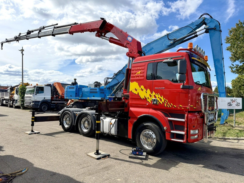 MAN TGA 33.530 6x4 - 90T + CRANE HMF 3720 K6 (17.3m) - RETARDER - MANUAL ZF - EURO 3 - 590.000km - ALCOA - BIG AXLES HUB REDUCTION - BE TRUCK - TOP CONDITION - Camion grue: photos 1 MAN TGA 33.530 6x4 - 90T + CRANE HMF 3720 K6 (17.3m) - RETARDER - MANUAL ZF - EURO 3 - 590.000km - ALCOA - BIG AXLES HUB REDUCTION - BE TRUCK - TOP CONDITION - Camion grue: photos 1