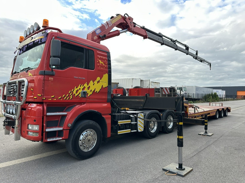 MAN TGA 33.530 6x4 - 90T + CRANE HMF 3720 K6 (17.3m) - RETARDER - MANUAL ZF - EURO 3 - 590.000km - ALCOA - BIG AXLES HUB REDUCTION - BE TRUCK - TOP CONDITION - Camion grue: photos 2 MAN TGA 33.530 6x4 - 90T + CRANE HMF 3720 K6 (17.3m) - RETARDER - MANUAL ZF - EURO 3 - 590.000km - ALCOA - BIG AXLES HUB REDUCTION - BE TRUCK - TOP CONDITION - Camion grue: photos 2