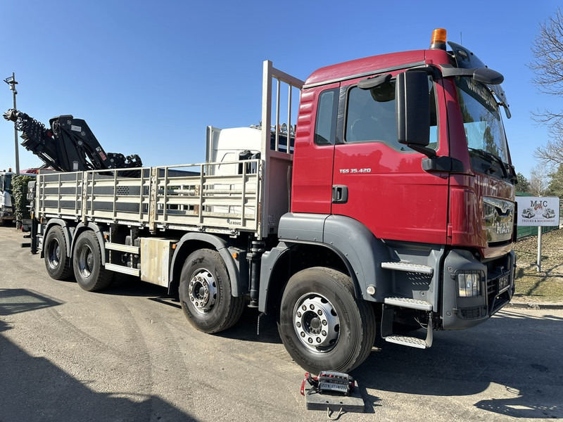 MAN TGS 35.420 8x4 + CRANE HIAB X-HIPRO 302 EP-5 - 192.000km - ROTATOR - 5/6 F - PLATFORM 6m55 - AIR SUSPENSION - TUV 06/2025 - TOP CONDITION - Camion grue: photos 2 MAN TGS 35.420 8x4 + CRANE HIAB X-HIPRO 302 EP-5 - 192.000km - ROTATOR - 5/6 F - PLATFORM 6m55 - AIR SUSPENSION - TUV 06/2025 - TOP CONDITION - Camion grue: photos 2