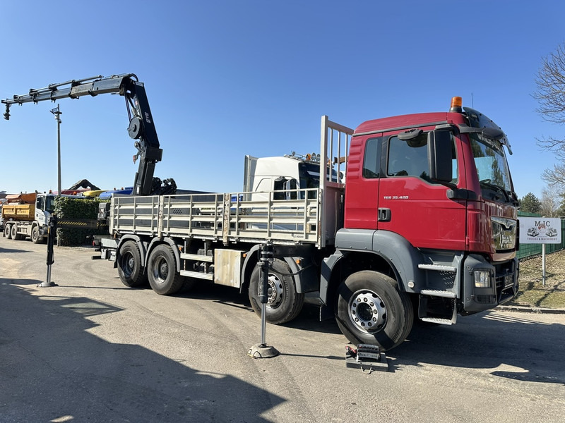 MAN TGS 35.420 8x4 + CRANE HIAB X-HIPRO 302 EP-5 - 192.000km - ROTATOR - 5/6 F - PLATFORM 6m55 - AIR SUSPENSION - TUV 06/2025 - TOP CONDITION - Camion grue: photos 1 MAN TGS 35.420 8x4 + CRANE HIAB X-HIPRO 302 EP-5 - 192.000km - ROTATOR - 5/6 F - PLATFORM 6m55 - AIR SUSPENSION - TUV 06/2025 - TOP CONDITION - Camion grue: photos 1
