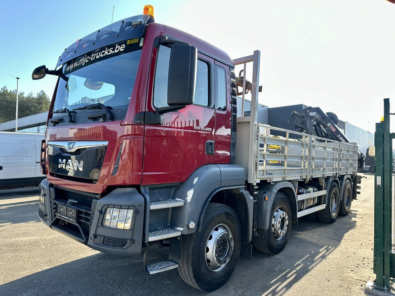 MAN TGS 35.420 8x4 + CRANE HIAB X-HIPRO 302 EP-5 - 192.000km - ROTATOR - 5/6 F - PLATFORM 6m55 - AIR SUSPENSION - TUV 06/2025 - TOP CONDITION - Camion plateau, Camion grue: photos 3 MAN TGS 35.420 8x4 + CRANE HIAB X-HIPRO 302 EP-5 - 192.000km - ROTATOR - 5/6 F - PLATFORM 6m55 - AIR SUSPENSION - TUV 06/2025 - TOP CONDITION - Camion plateau, Camion grue: photos 3