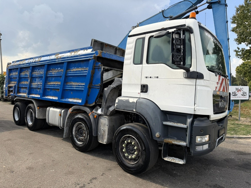 MAN TGS 41.360 8x4 - *EURO 3* TIPPER - FLIEGL PUSH TIPPER - BIG AXLES / HUB REDUCTION - STEEL SPRING - AS TRONIC AUTOMATIC - Camion benne: photos 1 MAN TGS 41.360 8x4 - *EURO 3* TIPPER - FLIEGL PUSH TIPPER - BIG AXLES / HUB REDUCTION - STEEL SPRING - AS TRONIC AUTOMATIC - Camion benne: photos 1