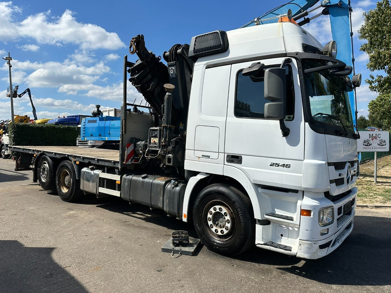 Mercedes-Benz ACTROS 2546 6x2 PRITSCHE + KRAN HIAB 422 EP-6 HIPRO - *415.000km* - PLATFORM 6m50 - LIFT AXLE - MP 3 - EURO 5 - BELGIAN PAPERS - Camion plateau, Camion grue: photos 1 Mercedes-Benz ACTROS 2546 6x2 PRITSCHE + KRAN HIAB 422 EP-6 HIPRO - *415.000km* - PLATFORM 6m50 - LIFT AXLE - MP 3 - EURO 5 - BELGIAN PAPERS - Camion plateau, Camion grue: photos 1
