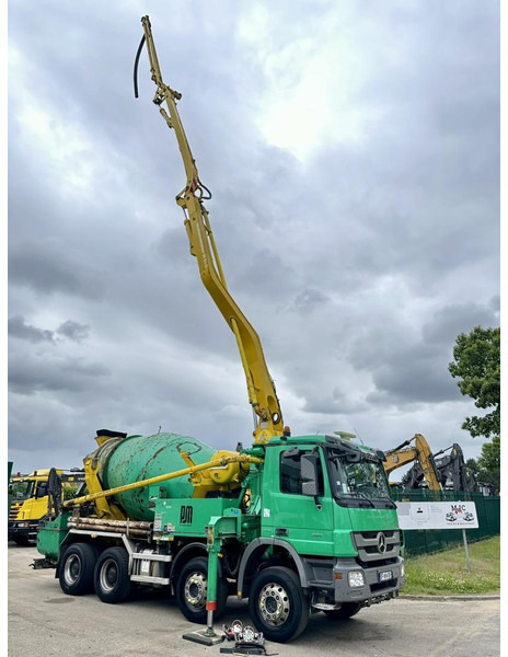 Camion pompe Mercedes-Benz ACTROS 3241 8x4 PUMI PM M 21-3 (21m) Putzmeister - *238.000km* / 1586H - EPS - BLADVERING / NAAFREDUCTIE: photos 13