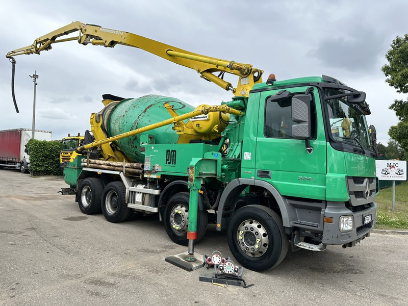 Mercedes-Benz ACTROS 3241 8x4 PUMI PM M 21-3 (21m) Putzmeister - *238.000km* / 1586H - EPS - BLADVERING / NAAFREDUCTIE - Camion malaxeur: photos 2 Mercedes-Benz ACTROS 3241 8x4 PUMI PM M 21-3 (21m) Putzmeister - *238.000km* / 1586H - EPS - BLADVERING / NAAFREDUCTIE - Camion malaxeur: photos 2