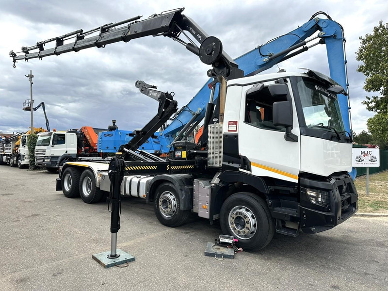 Renault C460 8x4 + (19m!) KRAN HIAB 288 E-6 HIDUO - RADIO - 5/6 F - STEEL SPRING / HUB REDUCTION - BE TRUCK - Camion ampliroll, Camion grue: photos 1 Renault C460 8x4 + (19m!) KRAN HIAB 288 E-6 HIDUO - RADIO - 5/6 F - STEEL SPRING / HUB REDUCTION - BE TRUCK - Camion ampliroll, Camion grue: photos 1