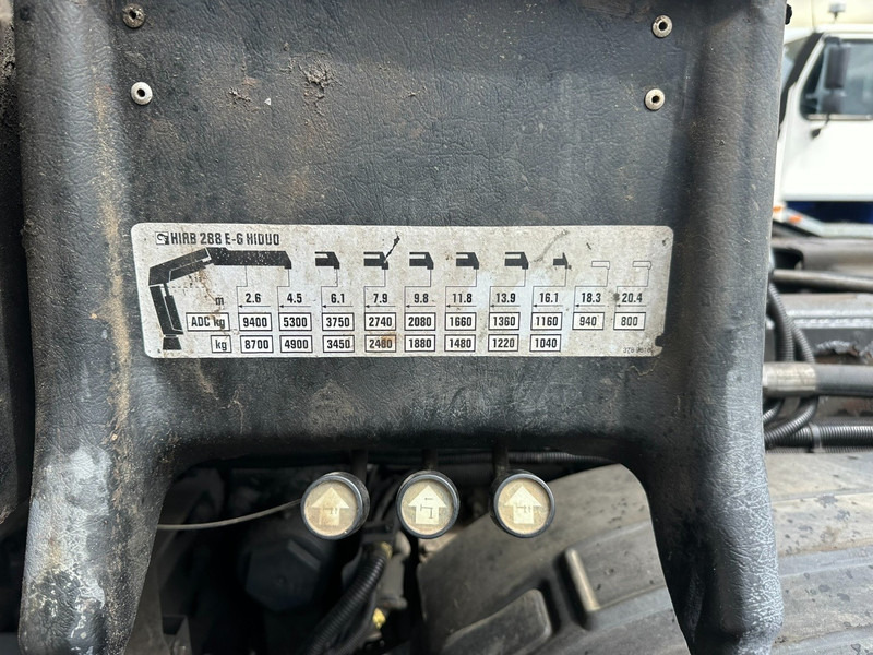 Camion ampliroll, Camion grue Renault C460 8x4 HOOKLIFT + CRANE HIAB 288 E-6 HIDUO - RADIO - 5/6 F - STEEL SPRING / HUB REDUCTION: photos 7
