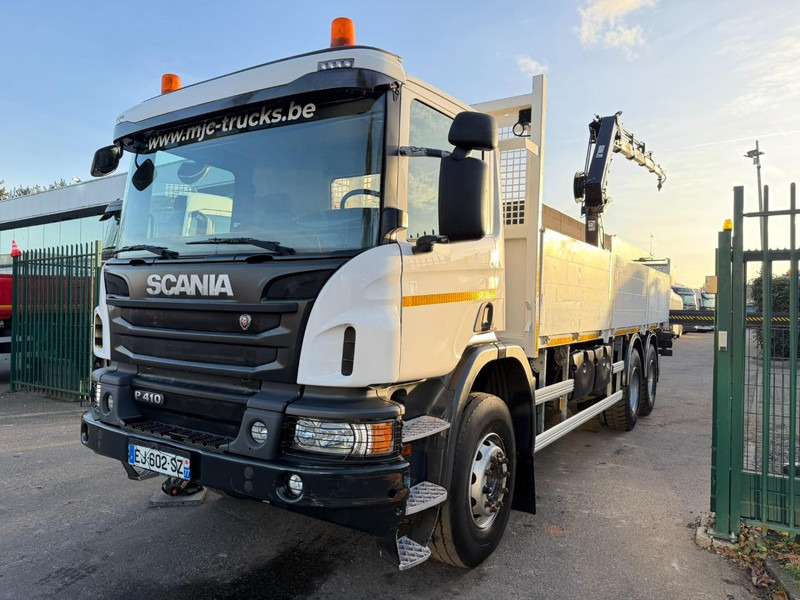 Scania P410 6x4 + CRANE HIAB X-HIDUO 188 ES-4 - RETARDER - ROTATOR - PLATFORM 6m80 - BIG AXLES HUB REDUCTION - STEEL SPRING - TUV 05/2026 - Camion grue: photos 4 Scania P410 6x4 + CRANE HIAB X-HIDUO 188 ES-4 - RETARDER - ROTATOR - PLATFORM 6m80 - BIG AXLES HUB REDUCTION - STEEL SPRING - TUV 05/2026 - Camion grue: photos 4