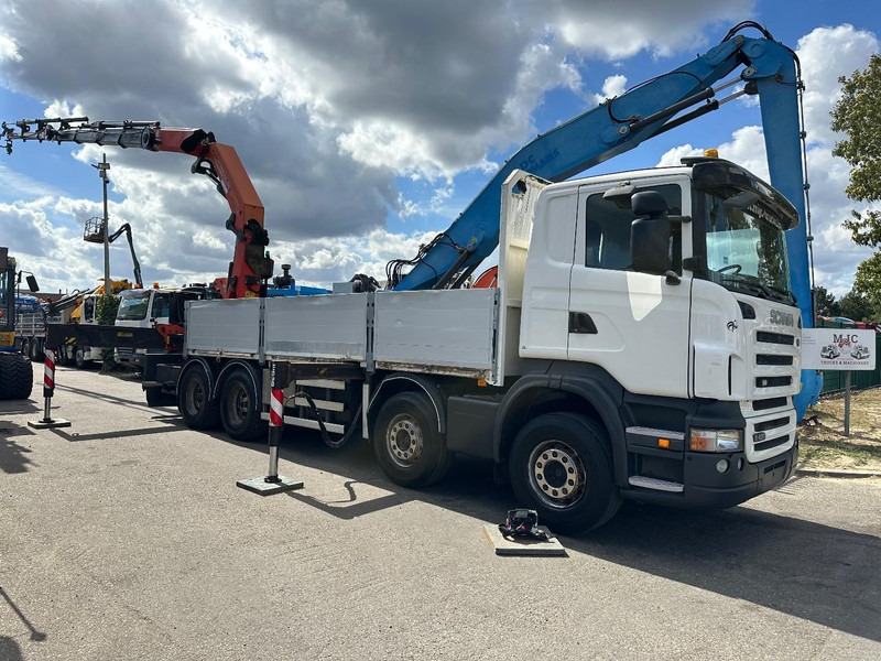 Scania R420 8x4 + CRANE PALFINGER PK44002 F (7x) + Rotator - 6m50 platform - Manual - - Camion plateau, Camion grue: photos 2 Scania R420 8x4 + CRANE PALFINGER PK44002 F (7x) + Rotator - 6m50 platform - Manual - - Camion plateau, Camion grue: photos 2
