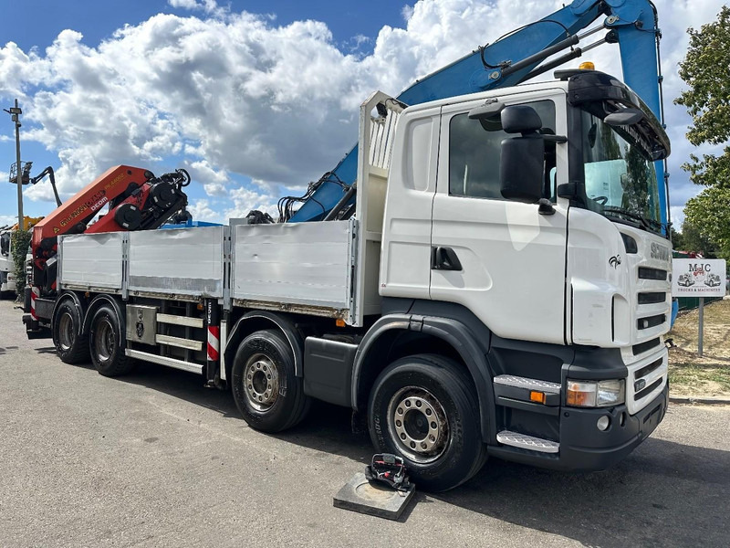 Scania R420 8x4 + CRANE PALFINGER PK44002 F (7x) + Rotator - 6m50 platform - Manual - - Camion grue: photos 2 Scania R420 8x4 + CRANE PALFINGER PK44002 F (7x) + Rotator - 6m50 platform - Manual - - Camion grue: photos 2