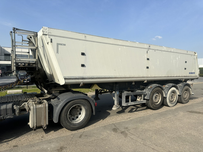 Schmitz Cargobull SGF*S3 - 8.5 - 30m3 STAAL CHASSIS - ALU KIPPER - LIFT AS - DISC / SCHIJFREMMEN - BE PAPERS - Semi-remorque benne: photos 1 Schmitz Cargobull SGF*S3 - 8.5 - 30m3 STAAL CHASSIS - ALU KIPPER - LIFT AS - DISC / SCHIJFREMMEN - BE PAPERS - Semi-remorque benne: photos 1