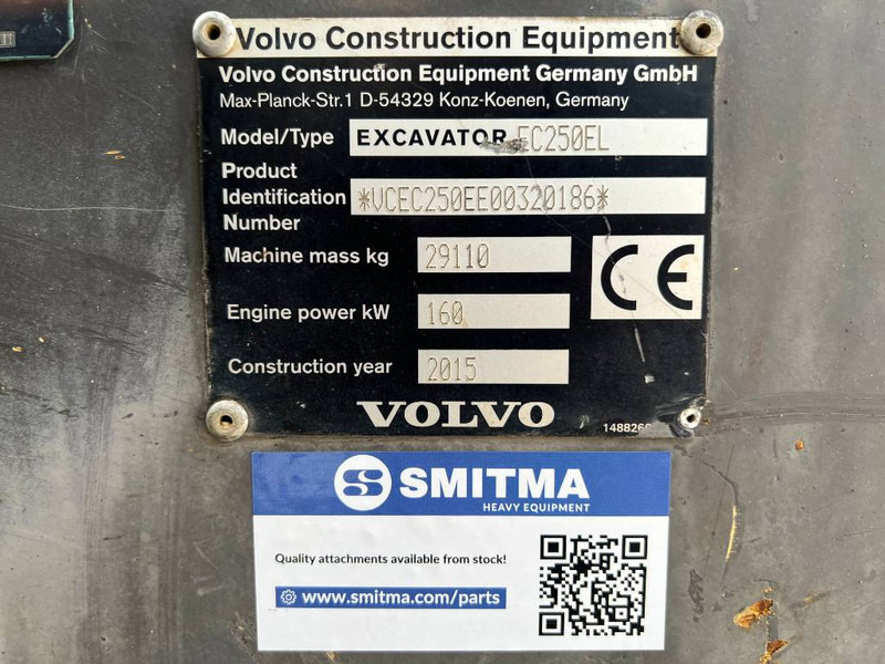 Volvo EC250E L - Pelle sur chenille: photos 5 Volvo EC250E L - Pelle sur chenille: photos 5