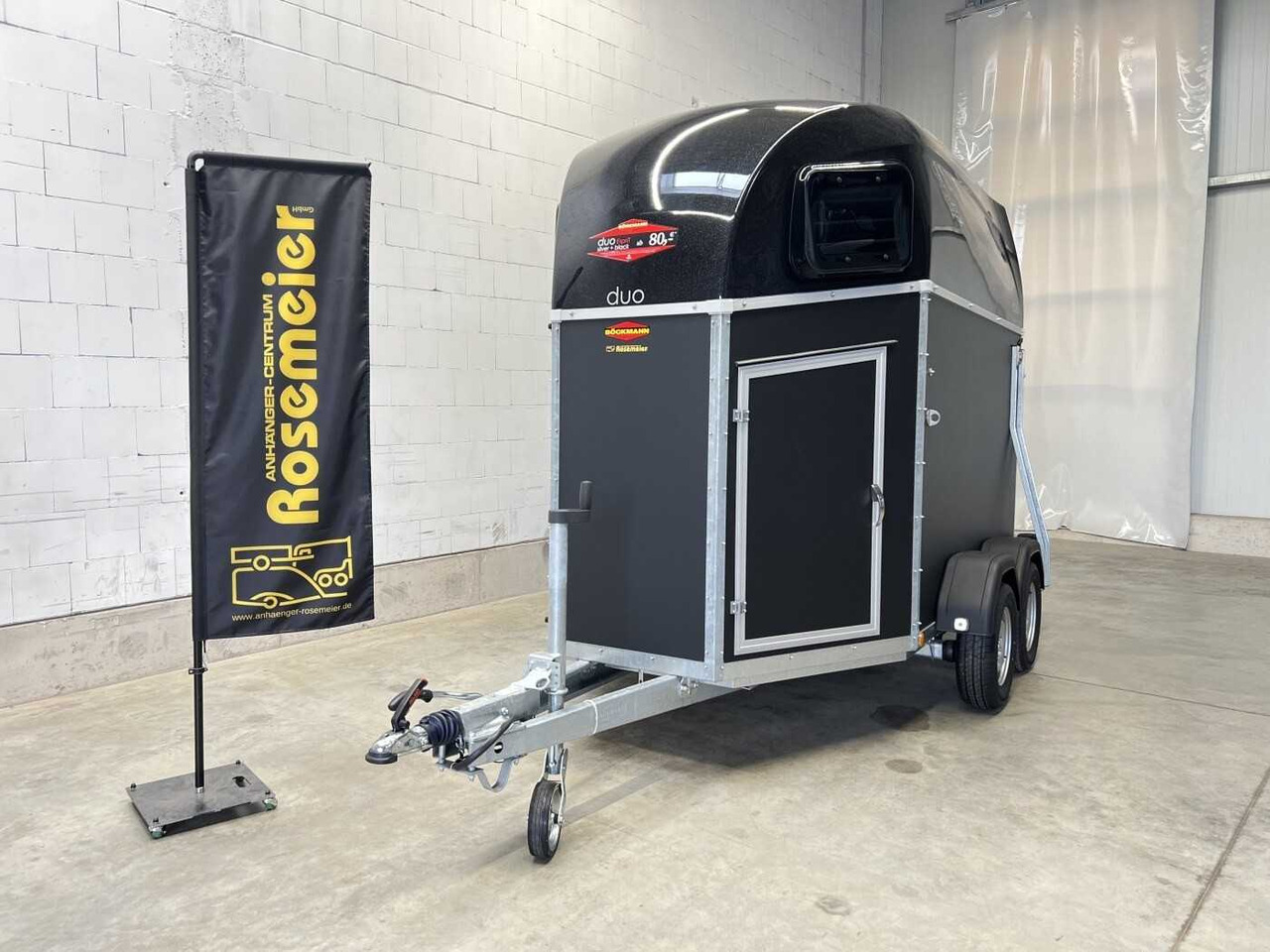 Van chevaux neuf BOECKMANN Duo Esprit silv+bl SK Pferdeanhänger: photos 28