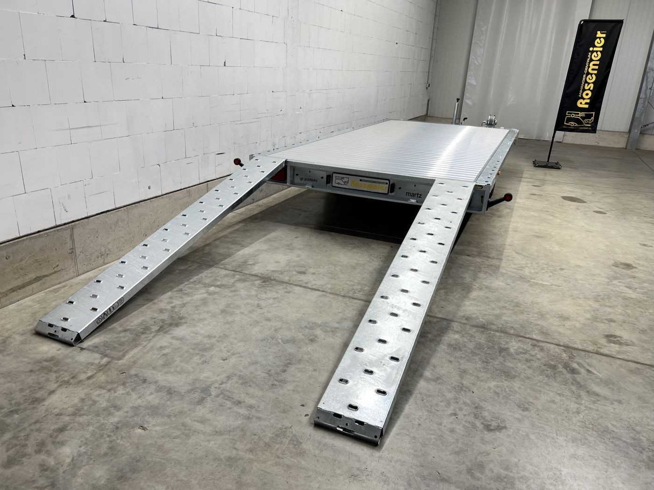 MARTZ GT Plateau 450/2 S 3,5T Alu Plattformanhänger - Remorque porte-voitures: photos 4 MARTZ GT Plateau 450/2 S 3,5T Alu Plattformanhänger - Remorque porte-voitures: photos 4