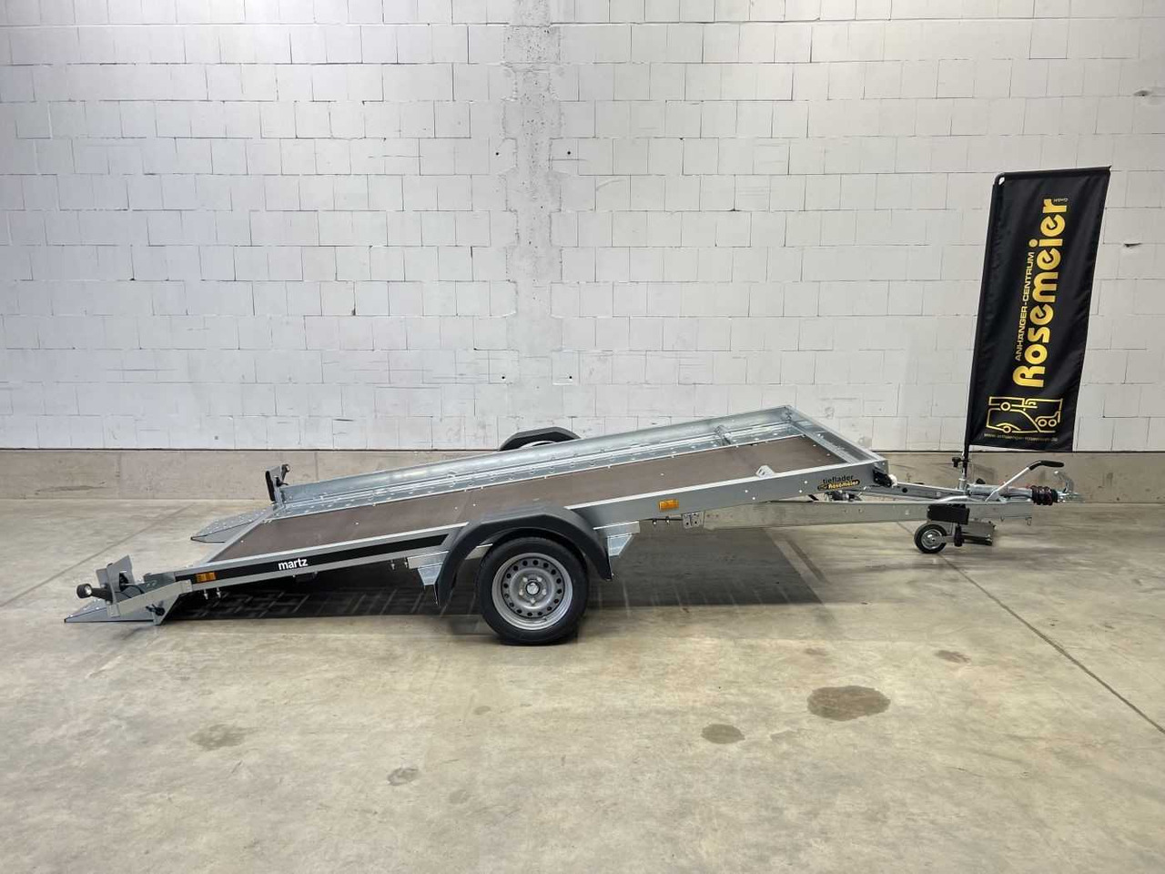 MARTZ GT Tieflader 350 1,8 T Holz Autotransporter - Remorque porte-voitures: photos 1 MARTZ GT Tieflader 350 1,8 T Holz Autotransporter - Remorque porte-voitures: photos 1