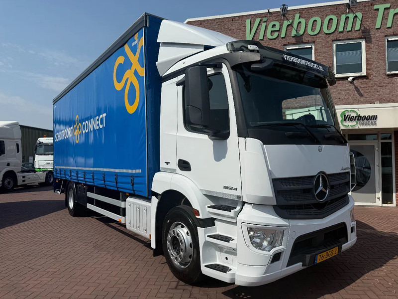 Mercedes-Benz Antos Antos 1824L 4X2 Schiebplane mit 2T Ladebordwand TOP ZUSTAND!!!!! - Camion à rideaux coulissants: photos 1 Mercedes-Benz Antos Antos 1824L 4X2 Schiebplane mit 2T Ladebordwand TOP ZUSTAND!!!!! - Camion à rideaux coulissants: photos 1