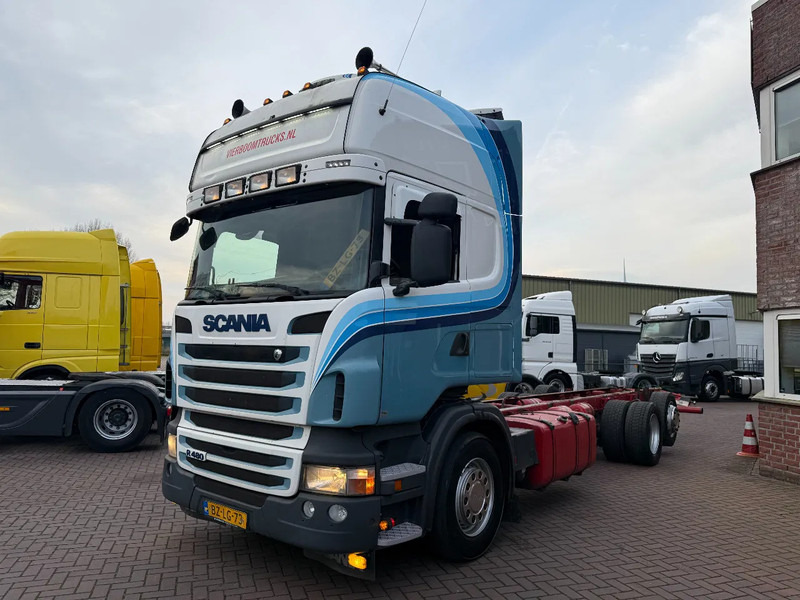 Scania R480 R480 6X2 Topline chassis / Retarder / Lift axle / euro5 / Holland Truck - Châssis cabine: photos 2 Scania R480 R480 6X2 Topline chassis / Retarder / Lift axle / euro5 / Holland Truck - Châssis cabine: photos 2