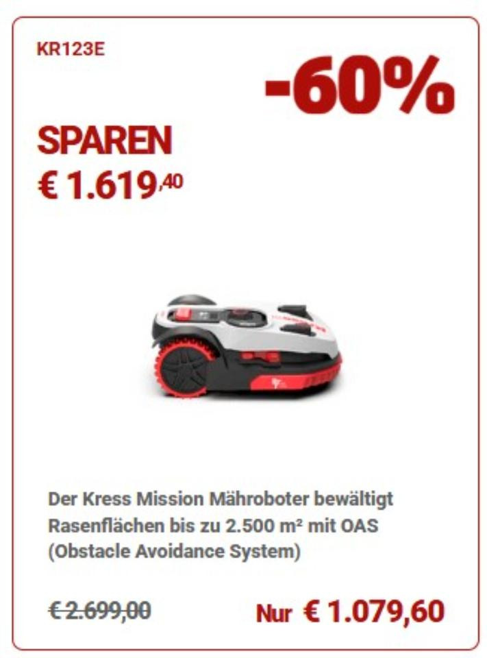 Mähroboter Kress KR123 E - Motofaucheuse: photos 1 Mähroboter Kress KR123 E - Motofaucheuse: photos 1