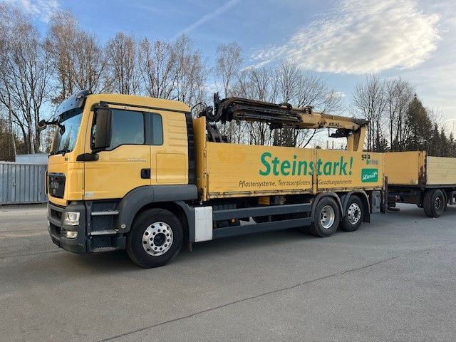 MAN TGS 26.400 Baustoff LKW mit Ladekran Atlas 210.2 MAN TGS 26.400 Baustoff LKW mit Ladekran Atlas 210.2 - Camion plateau, Camion grue: photos 2 MAN TGS 26.400 Baustoff LKW mit Ladekran Atlas 210.2 MAN TGS 26.400 Baustoff LKW mit Ladekran Atlas 210.2 - Camion plateau, Camion grue: photos 2