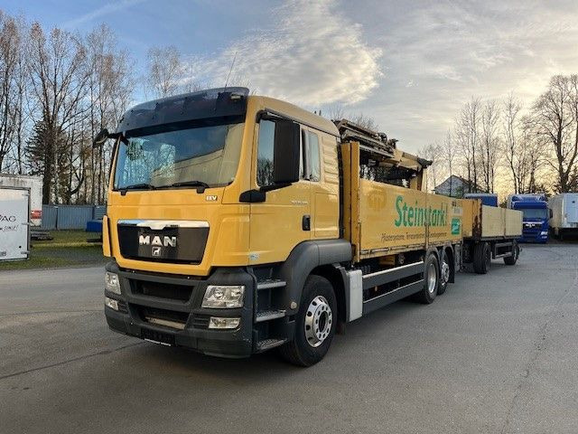 MAN TGS 26.400 Baustoff LKW mit Ladekran Atlas 210.2 MAN TGS 26.400 Baustoff LKW mit Ladekran Atlas 210.2 - Camion plateau, Camion grue: photos 1 MAN TGS 26.400 Baustoff LKW mit Ladekran Atlas 210.2 MAN TGS 26.400 Baustoff LKW mit Ladekran Atlas 210.2 - Camion plateau, Camion grue: photos 1