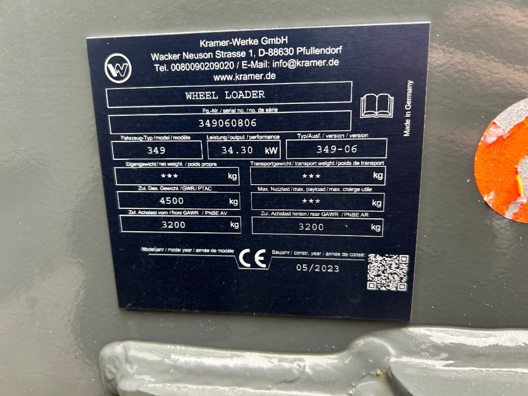Chargeuse sur pneus neuf Kramer KL 18.5: photos 8