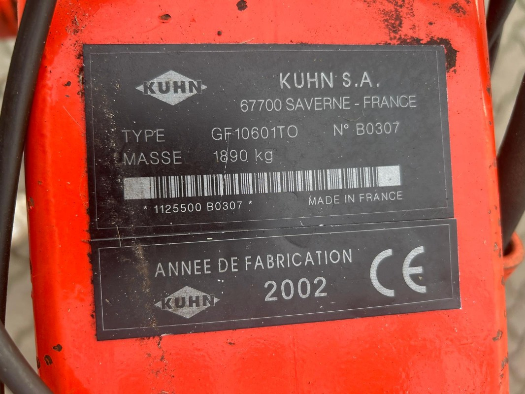 Kuhn GF 10601 TO - Faneuse: photos 3 Kuhn GF 10601 TO - Faneuse: photos 3